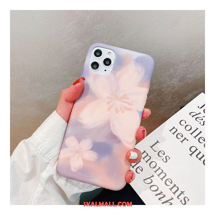 iPhone 11 Pro Max Skal Fallskydd All Inclusive Ny Silikon Blommor Billigt