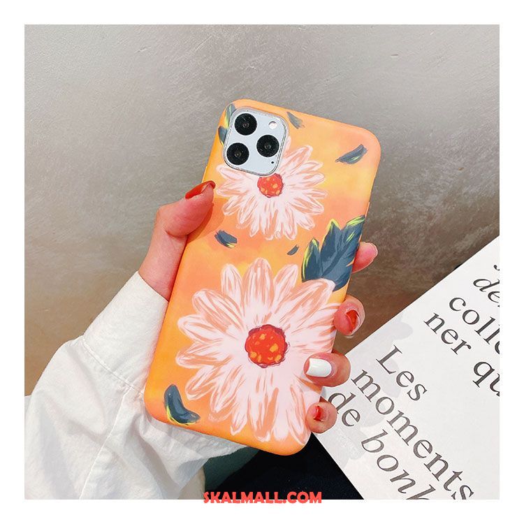 iPhone 11 Pro Max Skal Fallskydd All Inclusive Ny Silikon Blommor Billigt