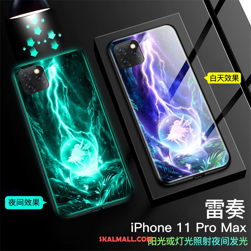 iPhone 11 Pro Max Skal Fallskydd All Inclusive Trend Spegel Svart Billigt