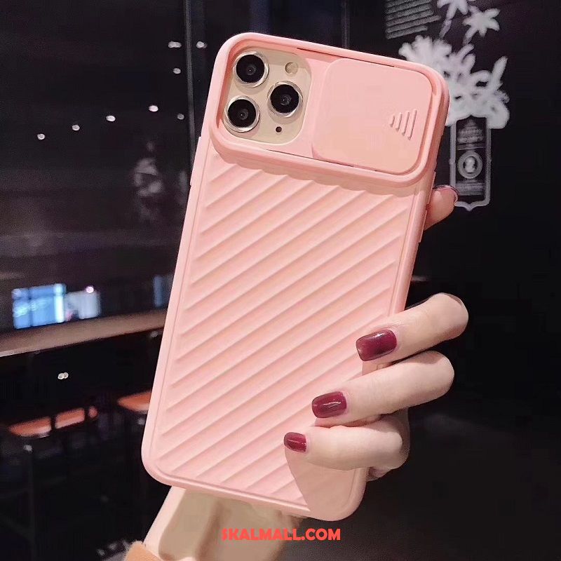 iPhone 11 Pro Max Skal Trend Varumärke Kreativa Silikon All Inclusive Rosa Billig