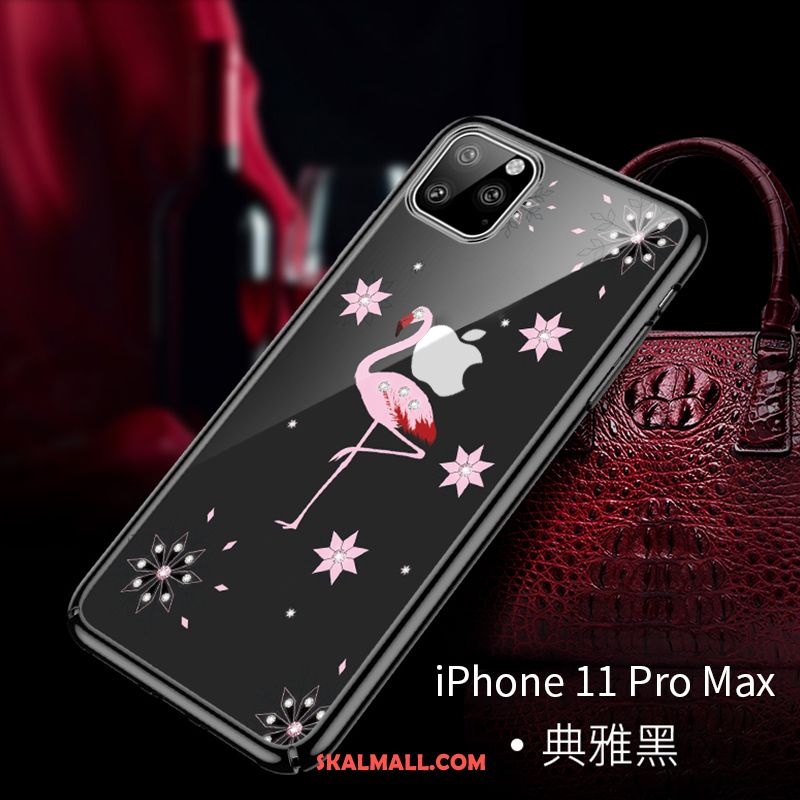 iPhone 11 Pro Max Skal Trend Varumärke Skydd Plating Röd All Inclusive Billig