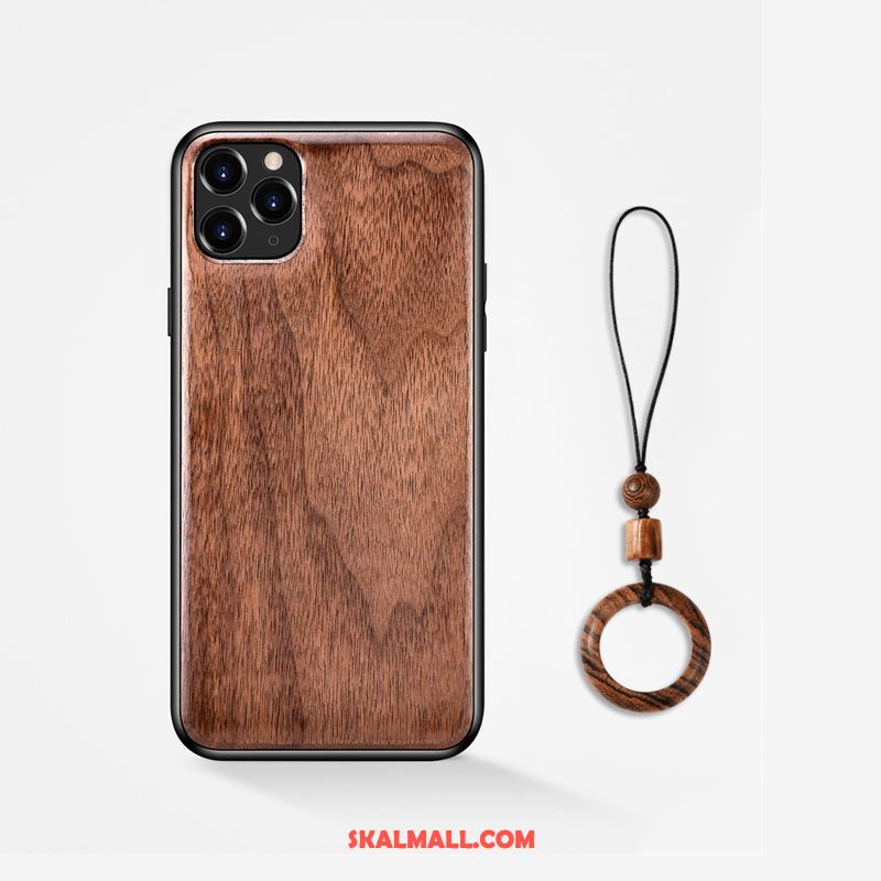 iPhone 11 Pro Max Skal Wood Silikon Guld All Inclusive Ny Billigt