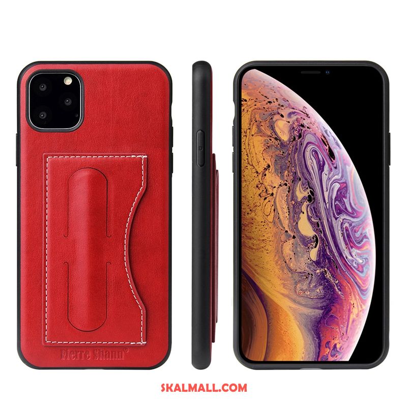 iPhone 11 Pro Skal Läderfodral All Inclusive Svart Kort Mobil Telefon Fodral Köpa