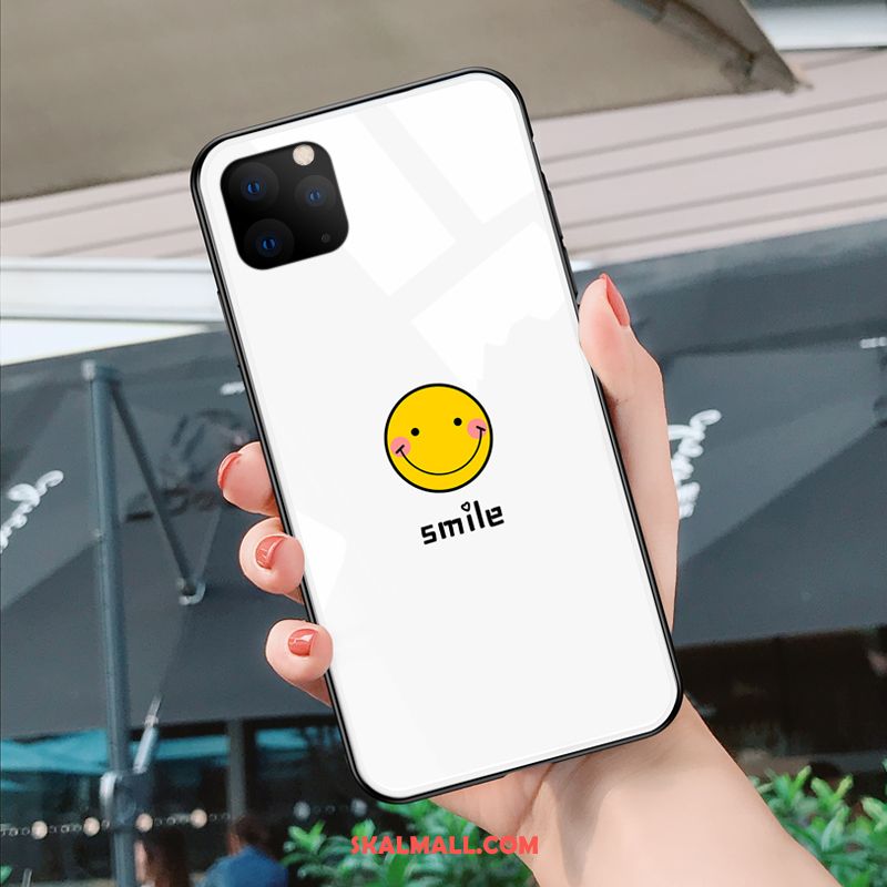 iPhone 11 Pro Skal Mobil Telefon Glas Kreativa Mjuk Smiley Till Salu