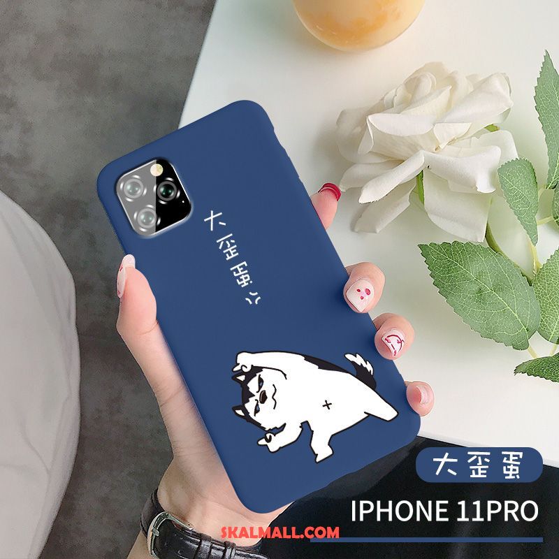iPhone 11 Pro Skal Personlighet Hund Blå Mjuk Skydd Köpa