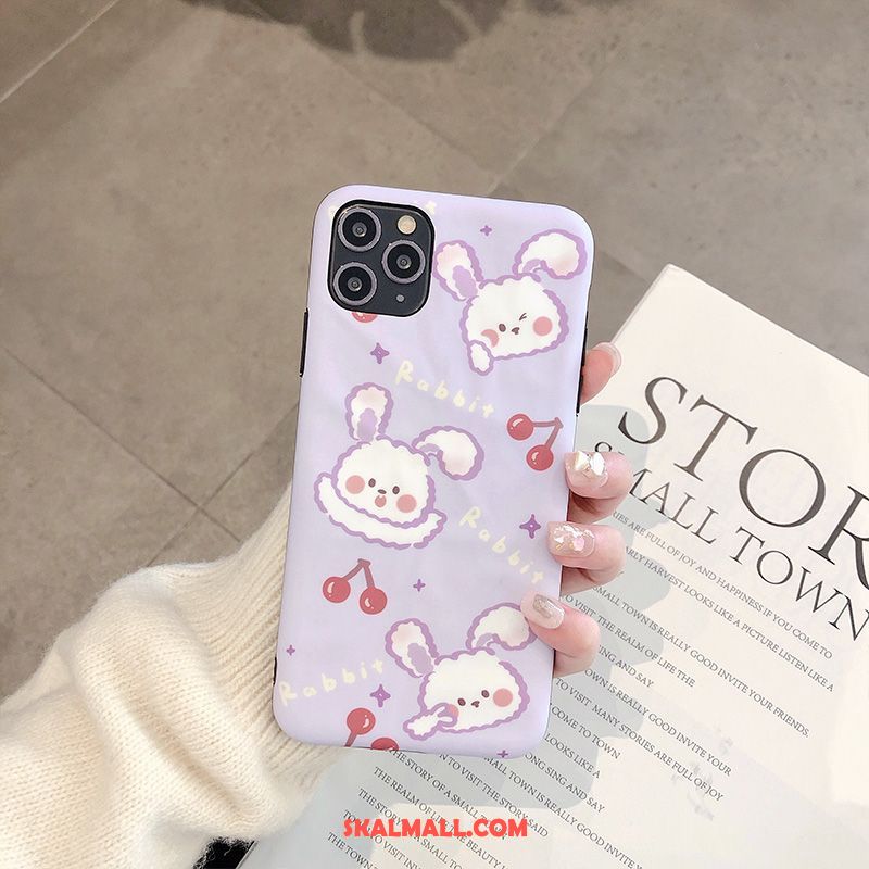 iPhone 11 Pro Skal Vind Kanin Slim Mjuk Purpur Billiga