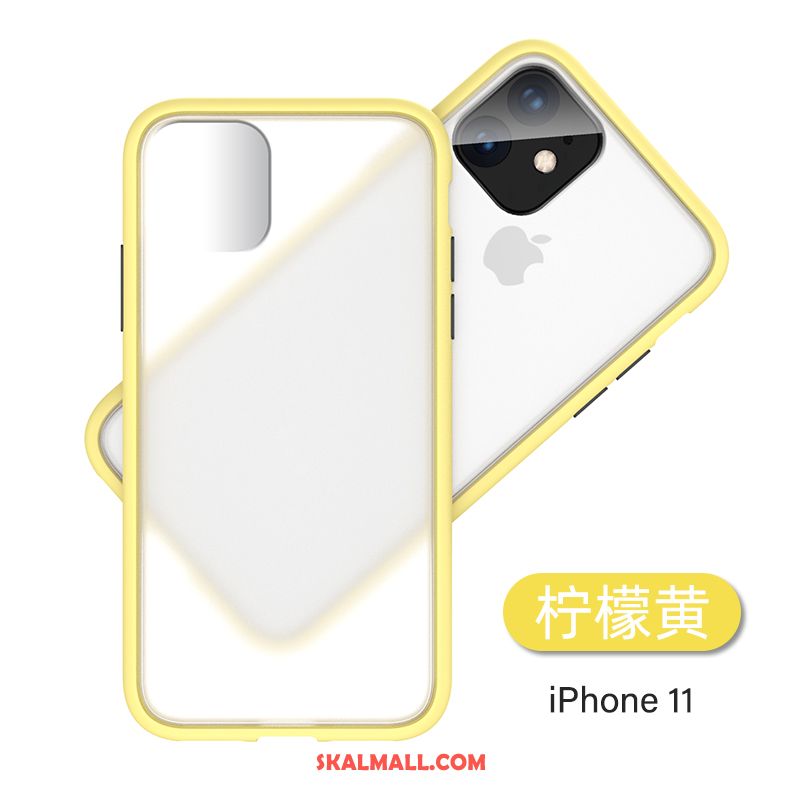 iPhone 11 Skal Transparent Högt Utbud Trend Nubuck Gul Fodral Till Salu