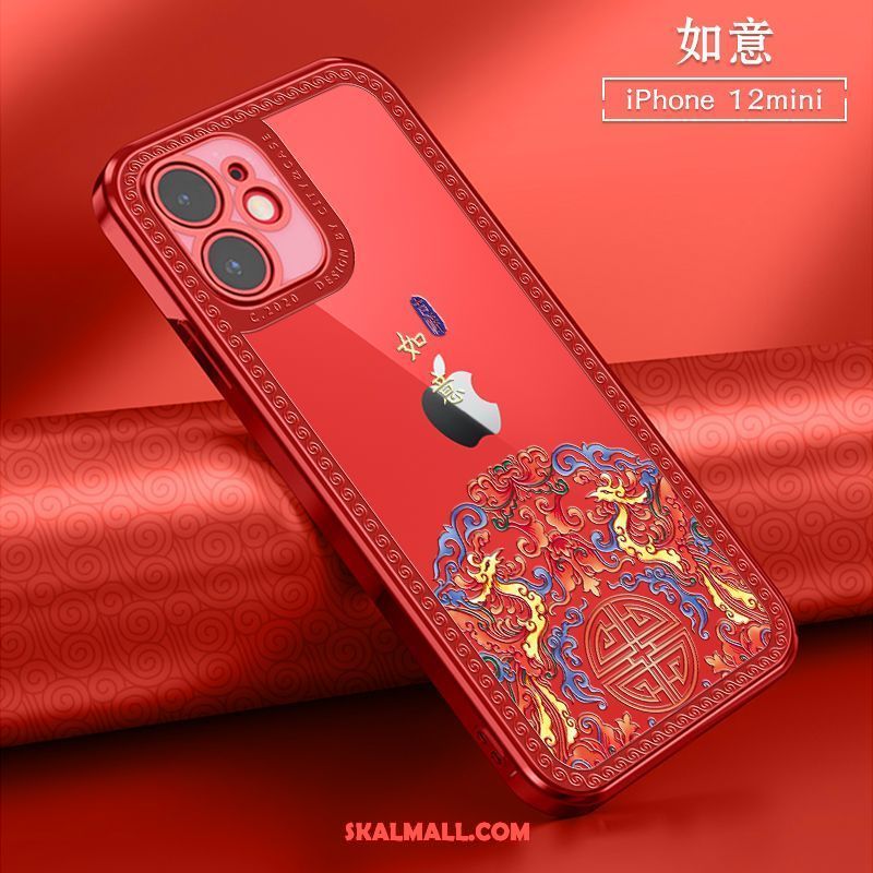 iPhone 12 Mini Skal Röd Mobil Telefon Mini Fallskydd Mjuk Köpa