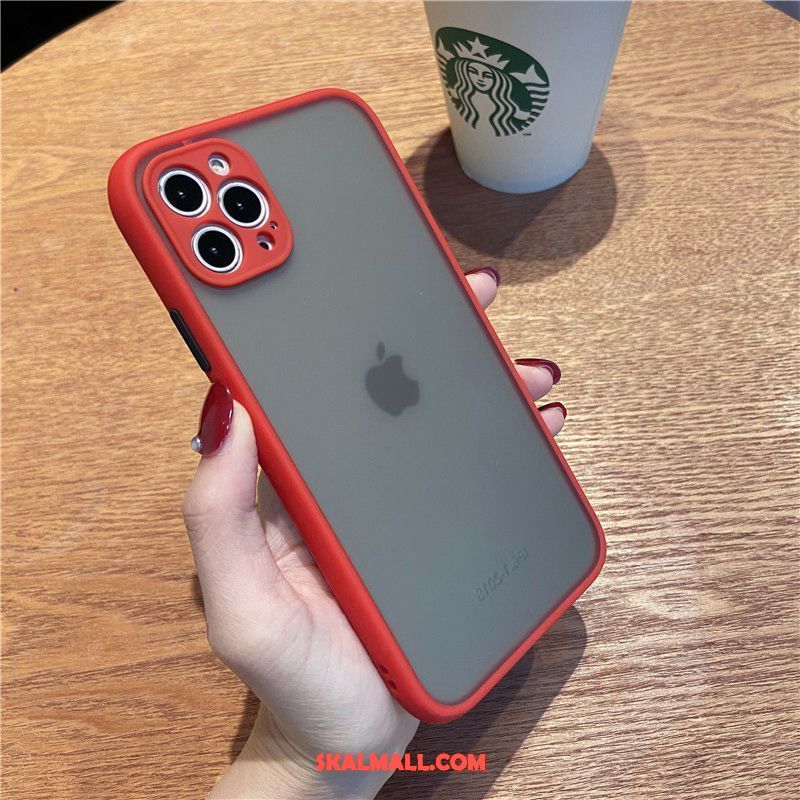 iPhone 12 Pro Skal Högt Utbud Transparent Blå Nubuck Net Red Fodral Online