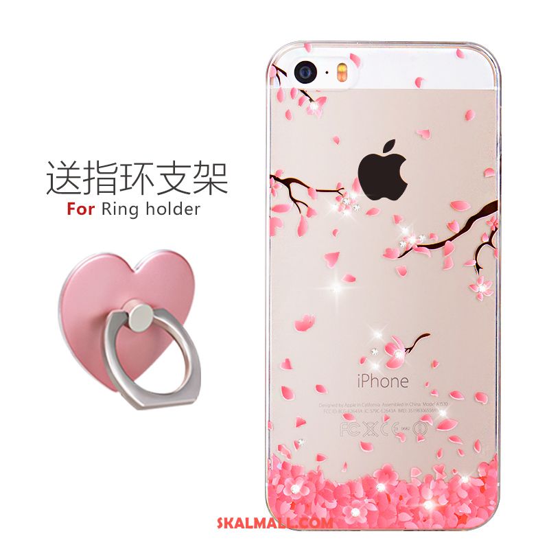 iPhone 5 / 5s Skal Fallskydd Rosa Strass Super Söt Mjuk Till Salu