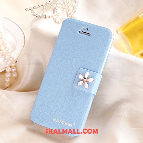 iPhone 5 / 5s Skal Lyxiga Support Mobil Telefon Clamshell Fallskydd Butik