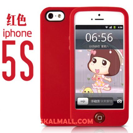 iPhone 5 / 5s Skal Mobil Telefon Mjuk Silikon All Inclusive Ljus Billigt