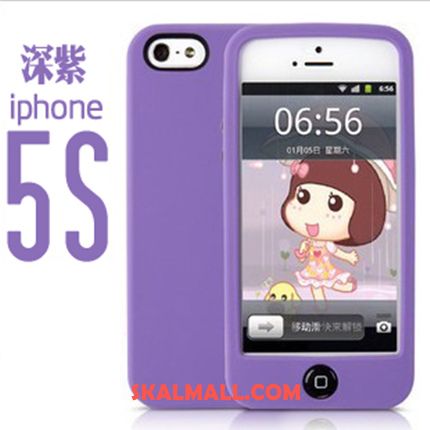 iPhone 5 / 5s Skal Mobil Telefon Mjuk Silikon All Inclusive Ljus Billigt