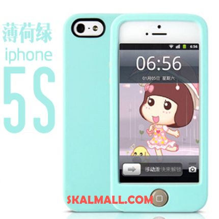 iPhone 5 / 5s Skal Mobil Telefon Mjuk Silikon All Inclusive Ljus Billigt