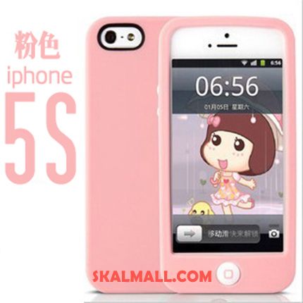 iPhone 5 / 5s Skal Mobil Telefon Mjuk Silikon All Inclusive Ljus Billigt