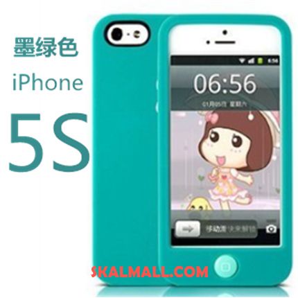 iPhone 5 / 5s Skal Mobil Telefon Mjuk Silikon All Inclusive Ljus Billigt