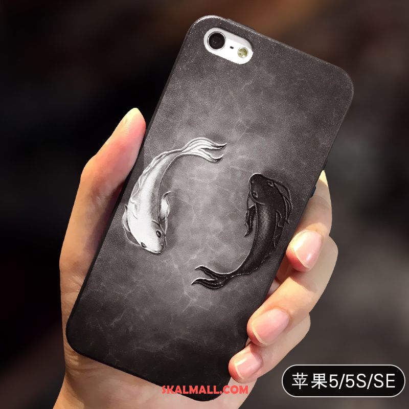 iPhone 5 / 5s Skal Silikon Gul Kreativa Mjuk Personlighet Fodral Billig