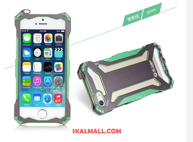 iPhone 5c Skal Fallskydd Hög Metall Mobil Telefon Frame Rea