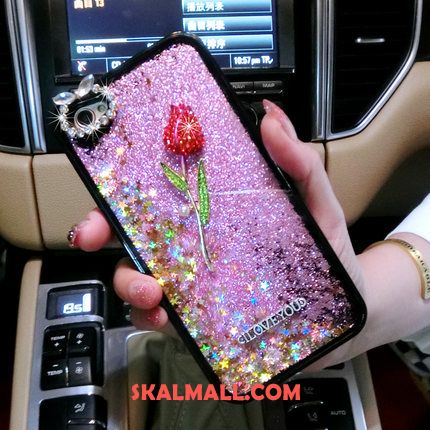 iPhone 6 / 6s Plus Skal Mobil Telefon Rose Purpur Blommor Personlighet Billigt