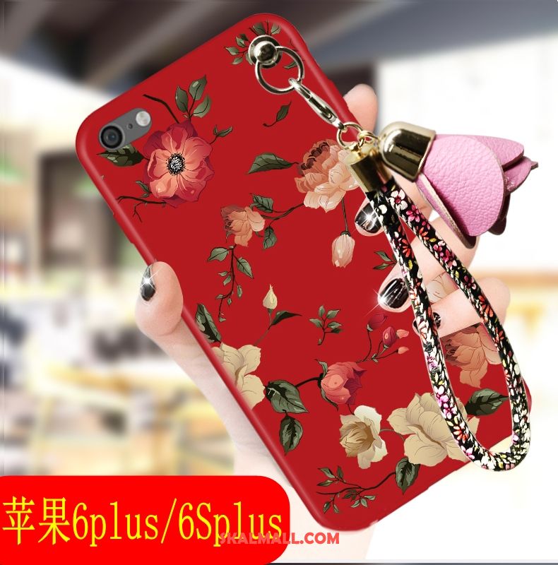 iPhone 6 / 6s Plus Skal Mobil Telefon Svart Kreativa Trend All Inclusive Fodral Billig