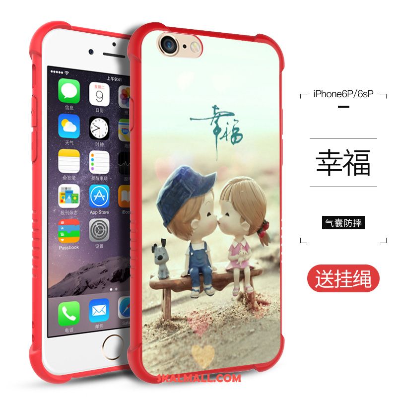 iPhone 6 / 6s Plus Skal Nubuck Silikon Mjuk Kreativa All Inclusive Fodral Butik