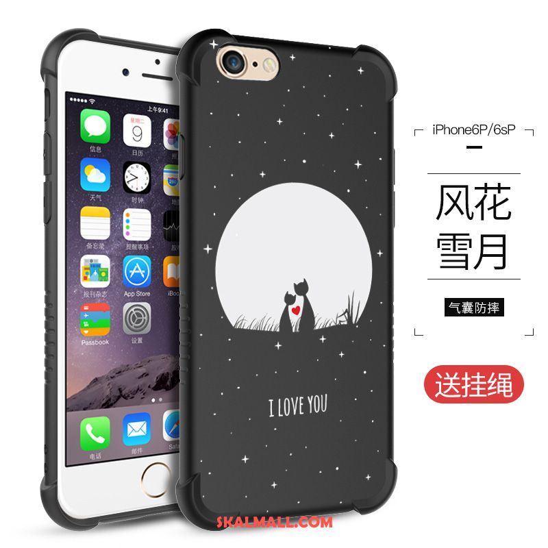 iPhone 6 / 6s Plus Skal Nubuck Silikon Mjuk Kreativa All Inclusive Fodral Butik
