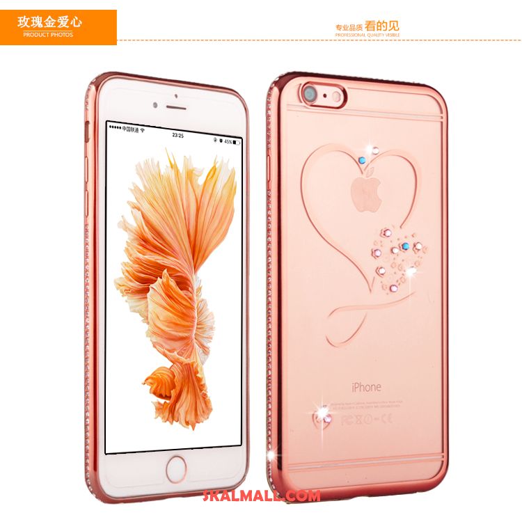 iPhone 6 / 6s Skal Elegant Strass Mjuk Lyxiga Mobil Telefon Billigt