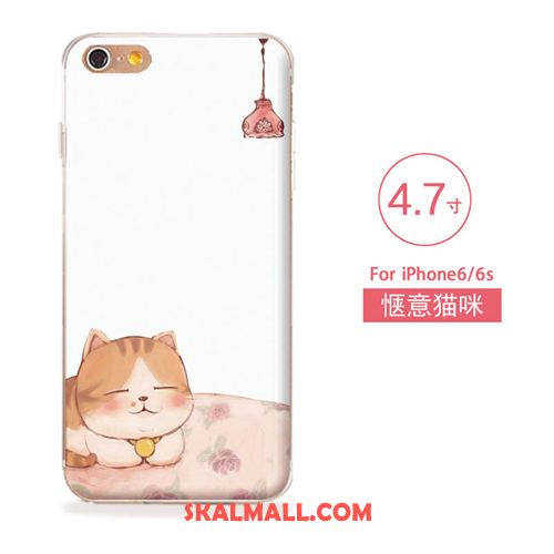 iPhone 6 / 6s Skal Hängsmycken Katt Mjuk Vacker Blå Fodral Butik