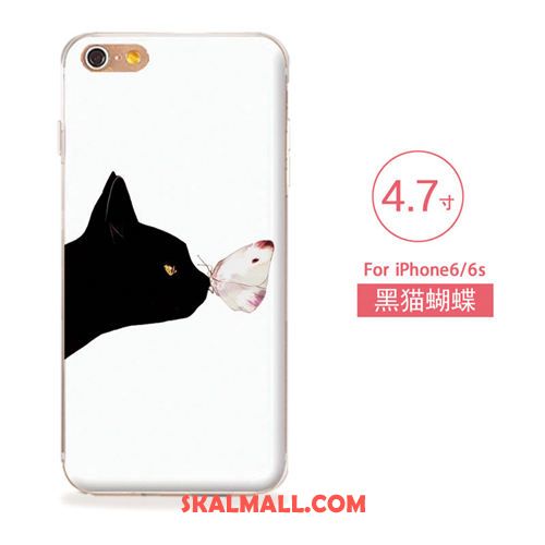 iPhone 6 / 6s Skal Hängsmycken Katt Mjuk Vacker Blå Fodral Butik