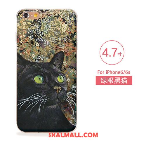 iPhone 6 / 6s Skal Hängsmycken Katt Mjuk Vacker Blå Fodral Butik