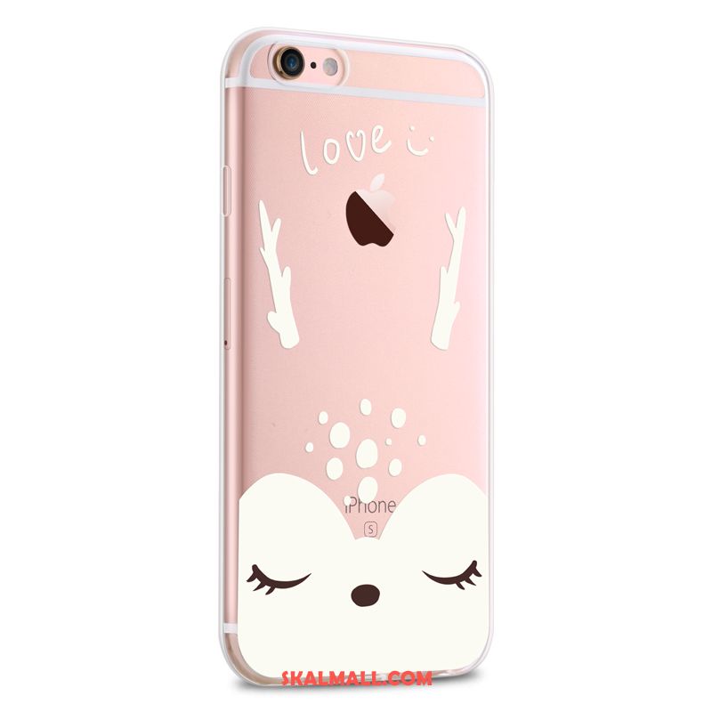 iPhone 6 / 6s Skal Pu Ny Fallskydd All Inclusive Rosa Billigt