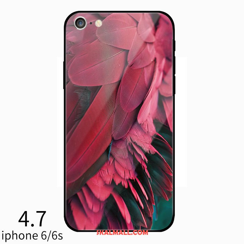 iPhone 6 / 6s Skal Silikon Fallskydd Personlighet Fjäder Blå Butik