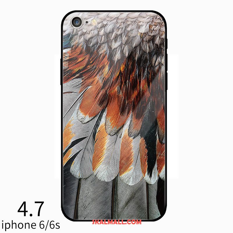 iPhone 6 / 6s Skal Silikon Fallskydd Personlighet Fjäder Blå Butik