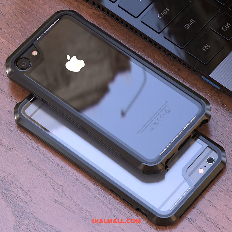 iPhone 6 / 6s Skal Transparent All Inclusive Glas Frame Ny Billigt