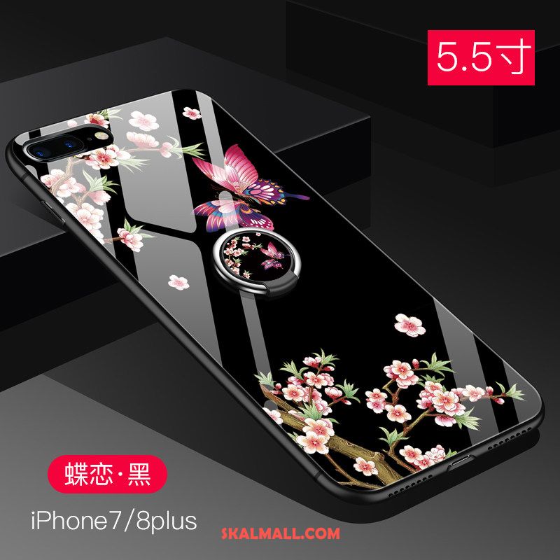 iPhone 7 Plus Skal Glas Silikon Mjuk Mobil Telefon Trend Varumärke Fodral Online