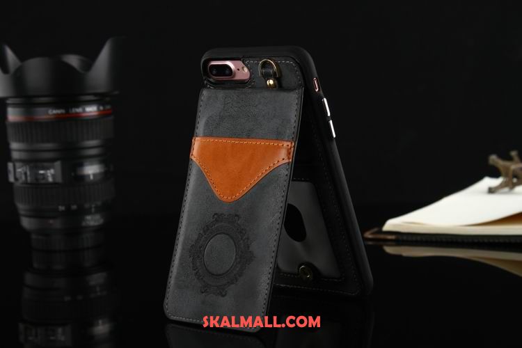 iPhone 7 Plus Skal Kort Kreativa Läderfodral Trend Mobil Telefon På Nätet