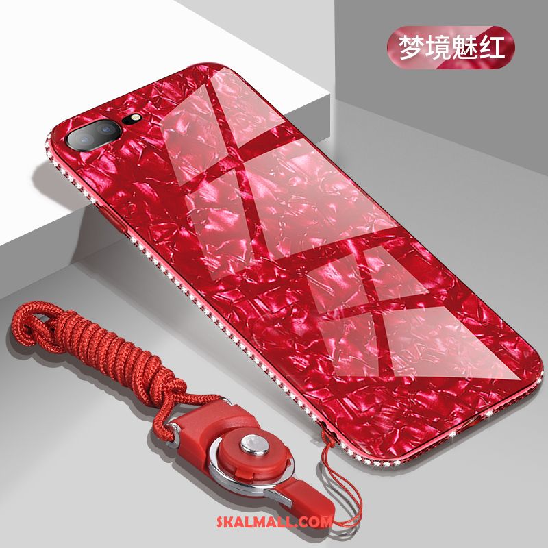 iPhone 7 Plus Skal Net Red Strass Hängsmycken Glas Kreativa Fodral Till Salu