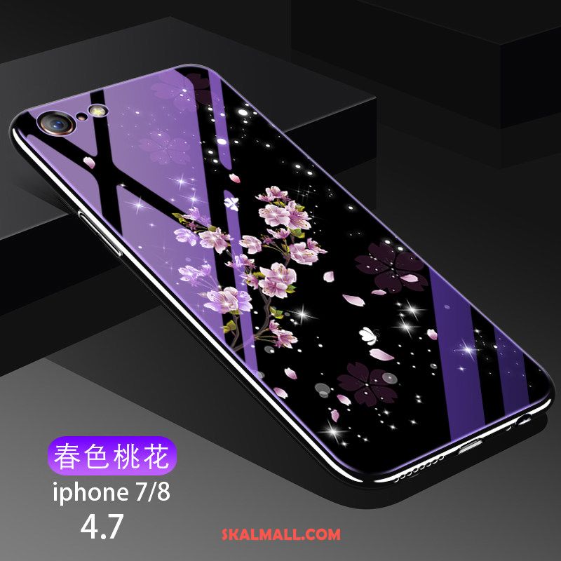 iPhone 7 Skal Persika Net Red Silikon Kreativa Glas Online