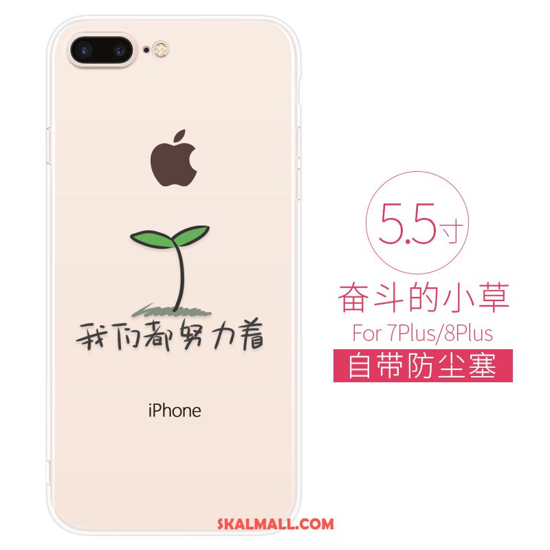 iPhone 8 Plus Skal Slim Vacker Transparent Mobil Telefon Kreativa Köpa