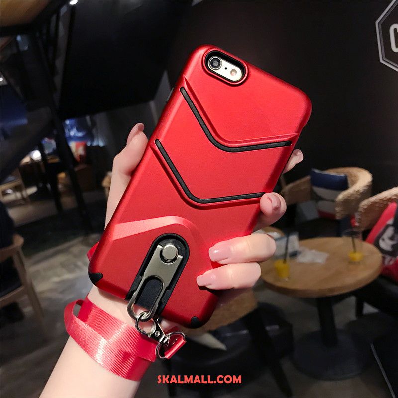 iPhone 8 Skal Mobil Telefon Fallskydd Hängande Nacke Röd All Inclusive Köpa