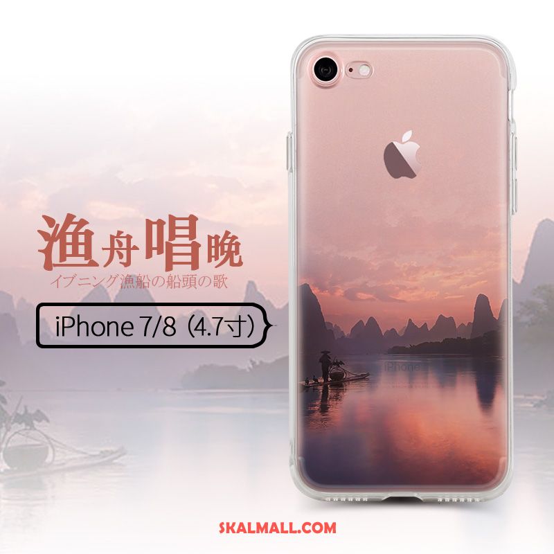 iPhone 8 Skal Trend Kreativa Silikon Rosa Mjuk Online