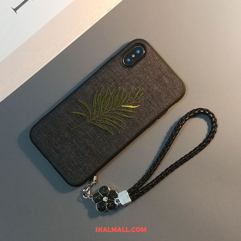 iPhone X Skal Broderi Hängsmycken Mjuk Skydd All Inclusive Köpa