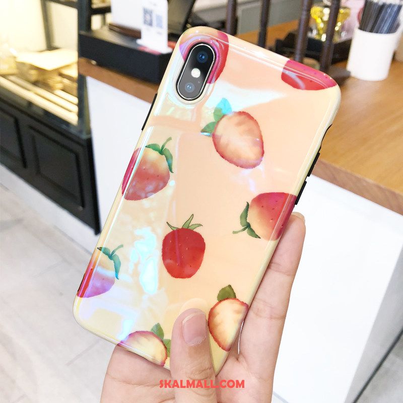 iPhone X Skal Kyla Mobil Telefon All Inclusive Silikon Net Red Fodral Online