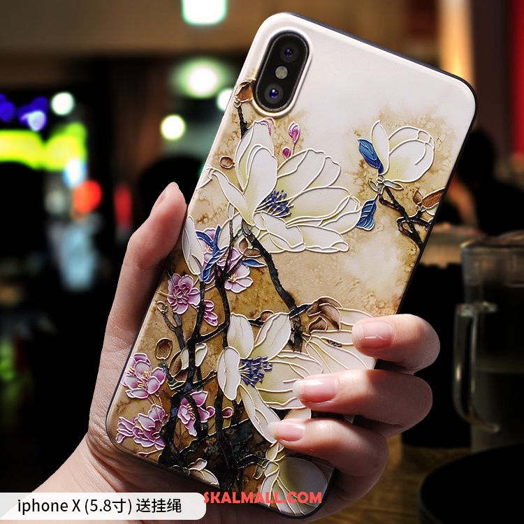 iPhone X Skal Mjuk Kinesisk Stil Personlighet All Inclusive Mobil Telefon Köpa