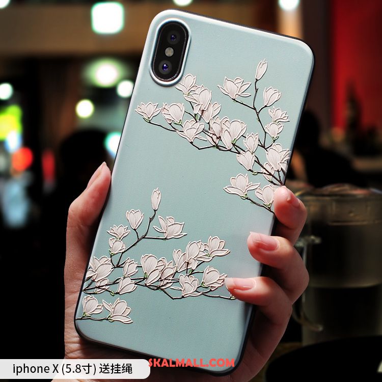 iPhone X Skal Mjuk Kinesisk Stil Personlighet All Inclusive Mobil Telefon Köpa