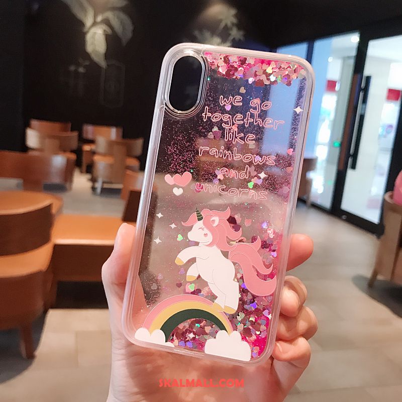 iPhone X Skal Mjuk Kreativa Tecknat Kvicksand All Inclusive Fodral Butik