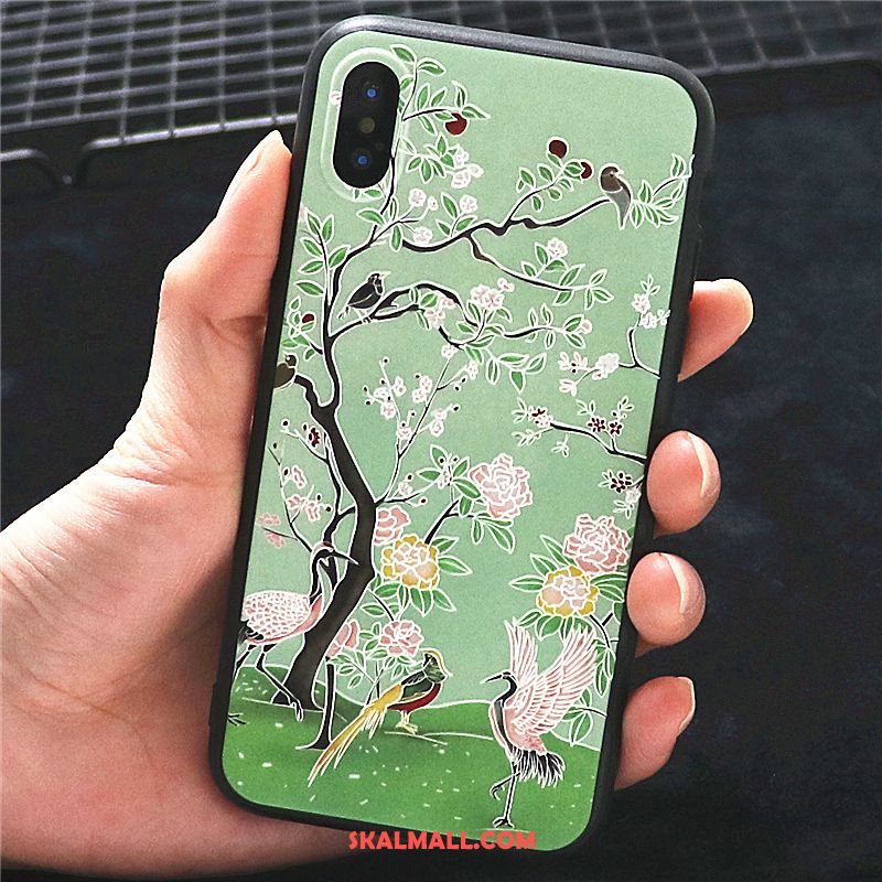 iPhone X Skal Personlighet Blommor All Inclusive Trend Skydd Fodral Rea