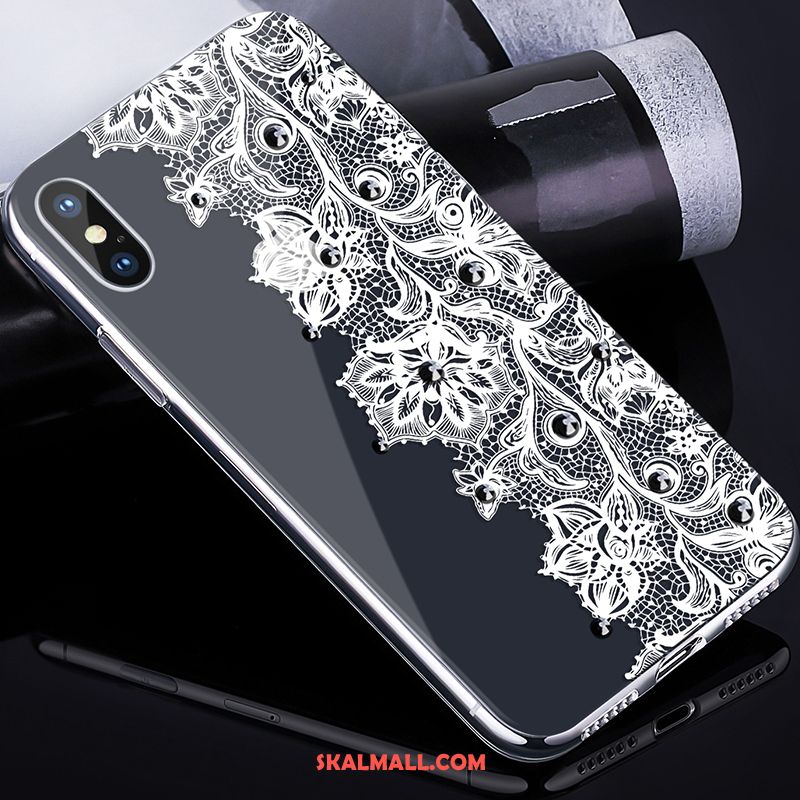 iPhone X Skal Silikon Fallskydd Pu All Inclusive Transparent Fodral Till Salu