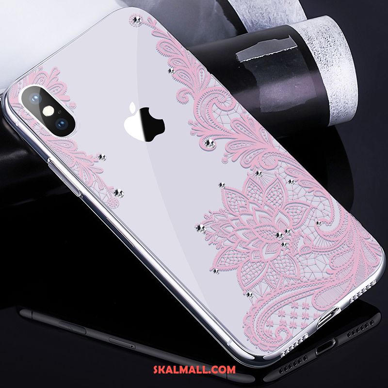 iPhone X Skal Silikon Fallskydd Pu All Inclusive Transparent Fodral Till Salu