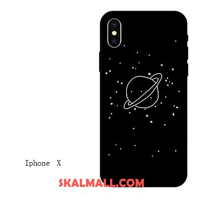 iPhone X Skal Silikon Svart Hängsmycken Par Planet Köpa